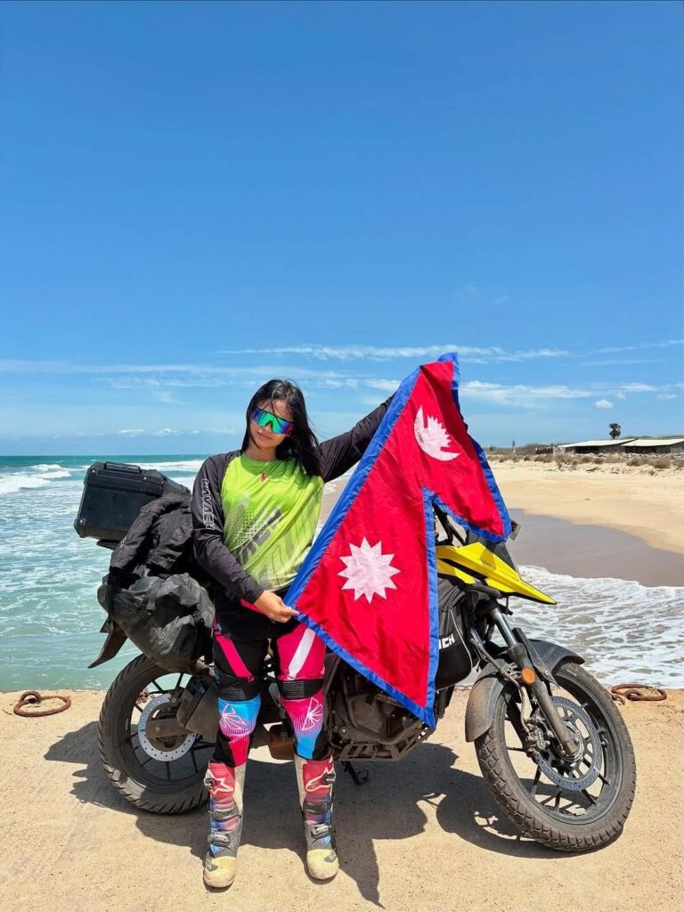 पोखराकी मोटोभ्लगर सुरक्ष्या केसी ‘इन्स्टाग्राम’को आधिकारिक Reels च्यानलमा फिचर्ड